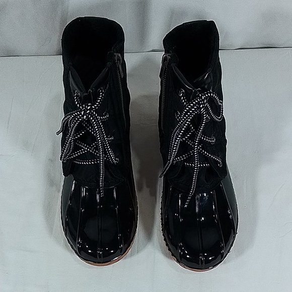 Women's Portland Boot Co. Quilted Duck Boot - Black - 8 - NIB - Picture 6 of 7